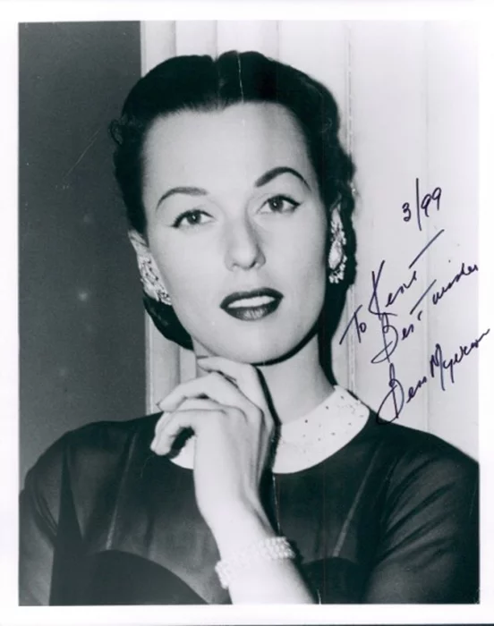 Bess Myerson autograph