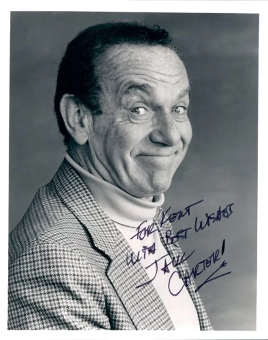 Jack Carter autograph