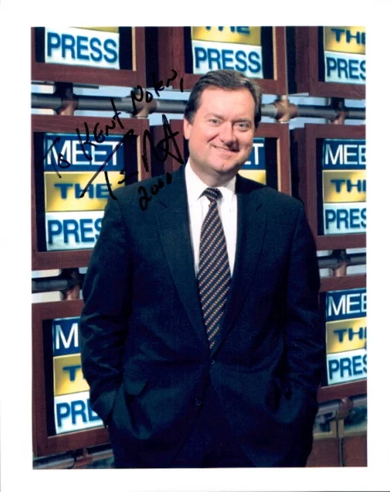 Tim Russert autograph
