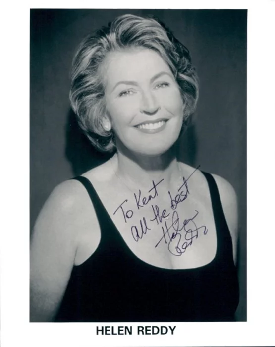 Helen Reddy autograph