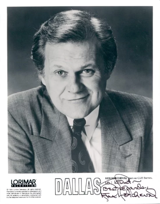 Ken Kercheval autograph