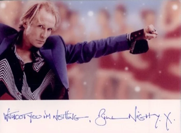Bill Nighy autograph