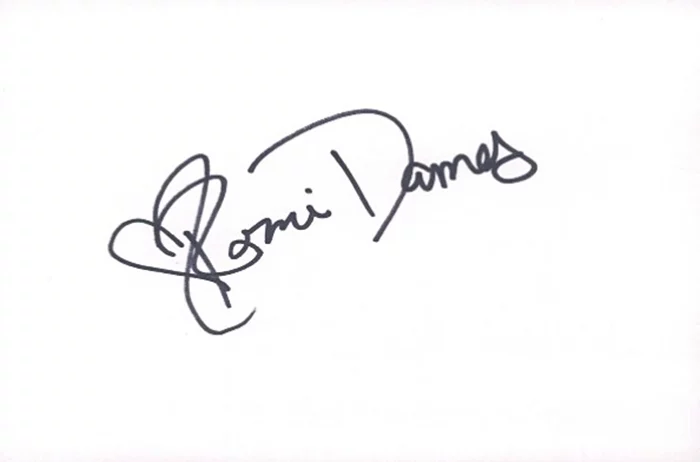 Romi Dames autograph