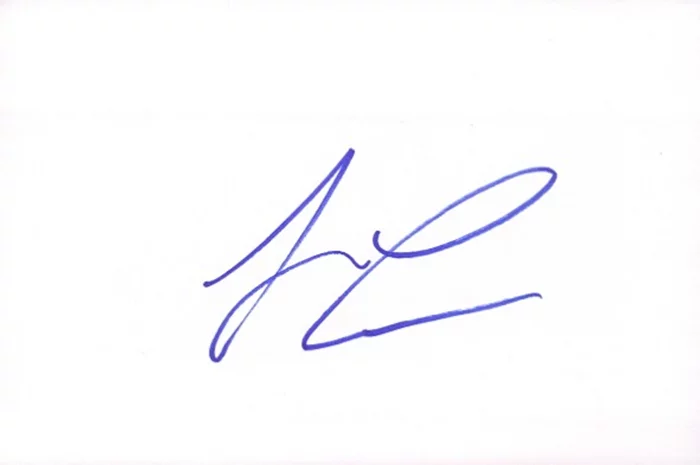Jay Leno autograph