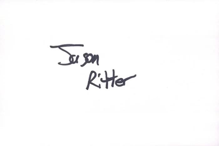 Jason Ritter autograph
