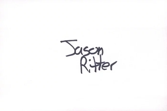 Jason Ritter autograph