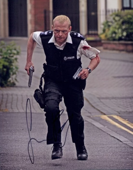 Simon Pegg autograph