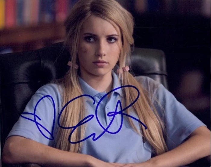 Emma Roberts autograph
