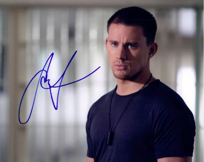 Channing Tatum autograph