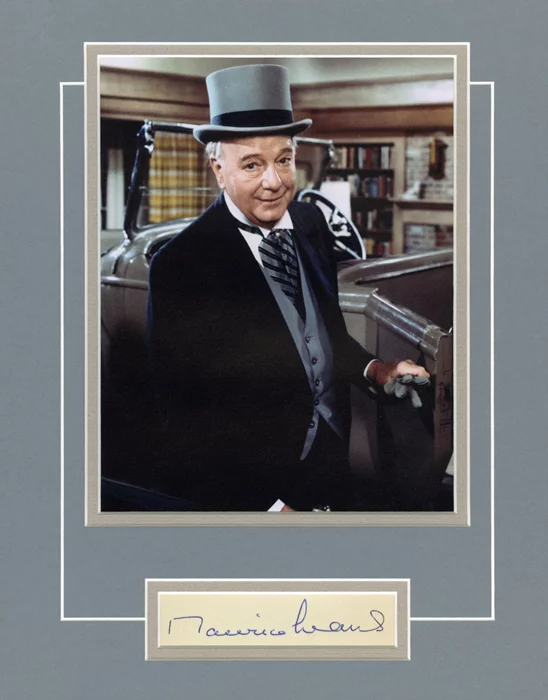 Maurice Evans autograph