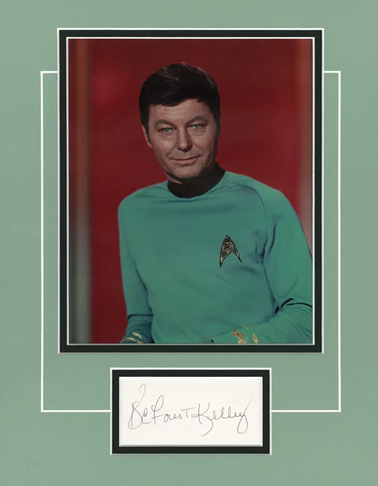 Deforest Kelley autograph