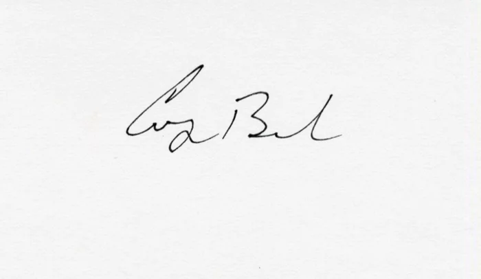 George Bush autograph