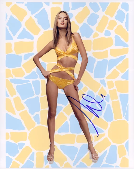 Alessandra Ambrosio autograph