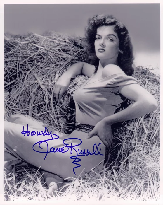 Jane Russell autograph