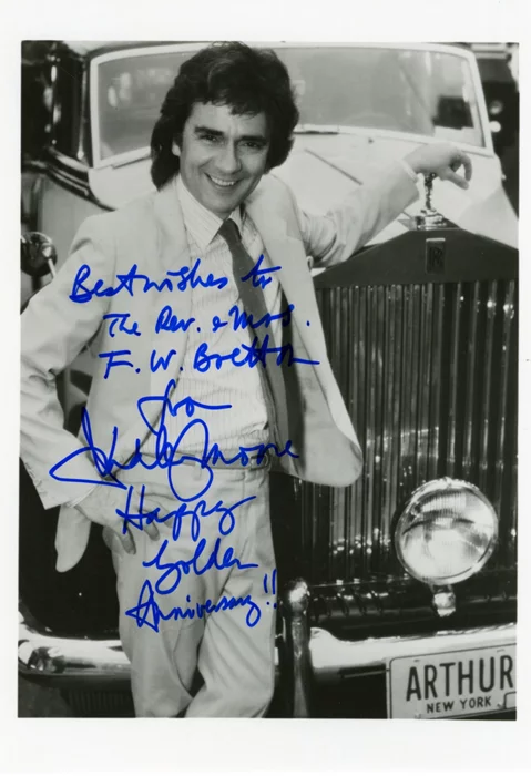 Dudley Moore autograph