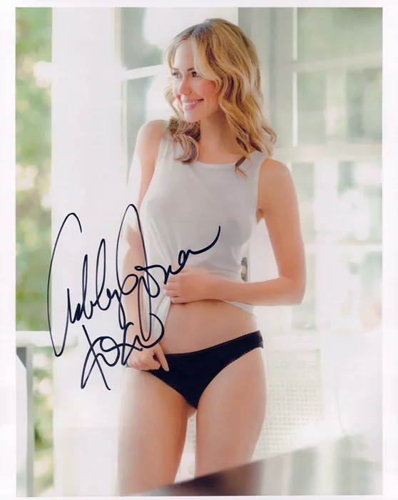 Ashley Jones autograph