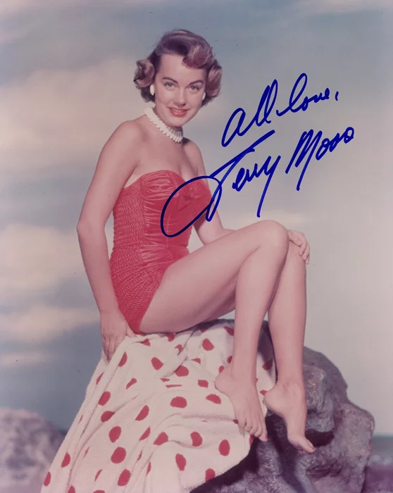 Terry Moore autograph