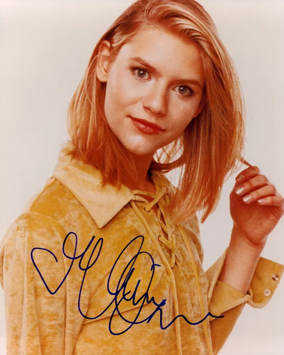 Claire Danes autograph