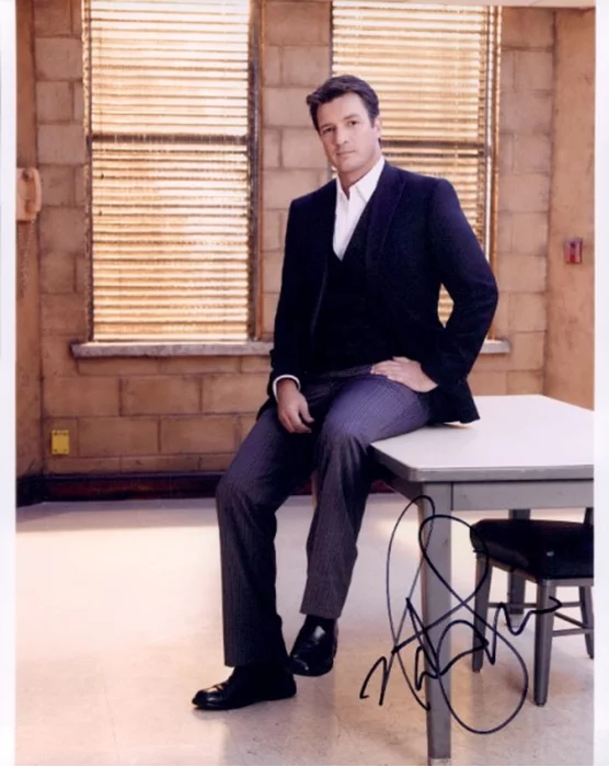 Nathan Fillion autograph