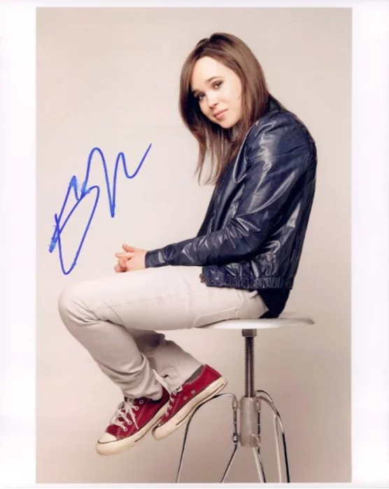 Ellen Page autograph