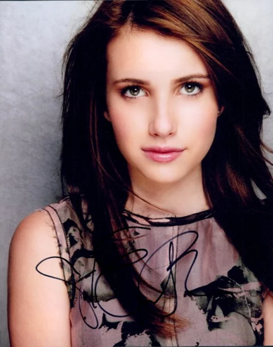 Emma Roberts autograph