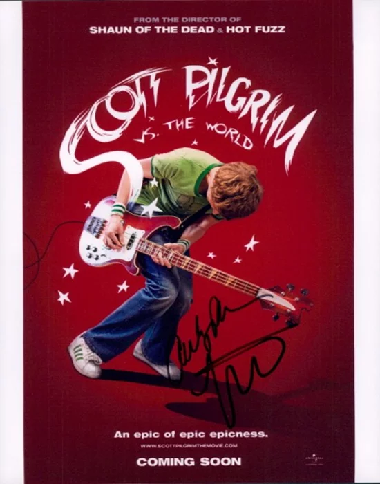 Scott Pilgrim autograph