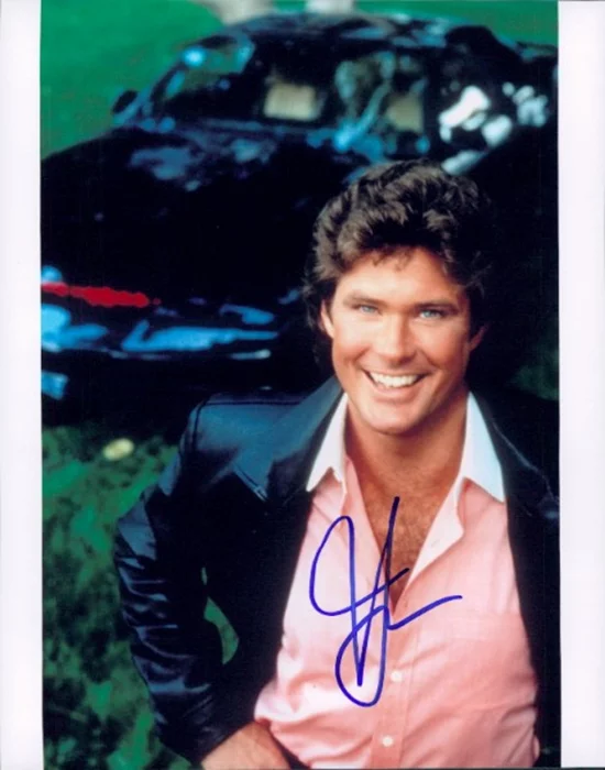 David Hasselhoff autograph