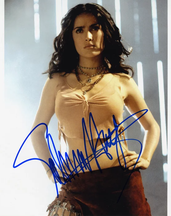 Salma Hayek autograph