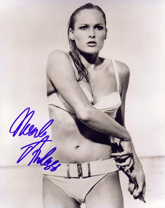 Ursula Andress autograph