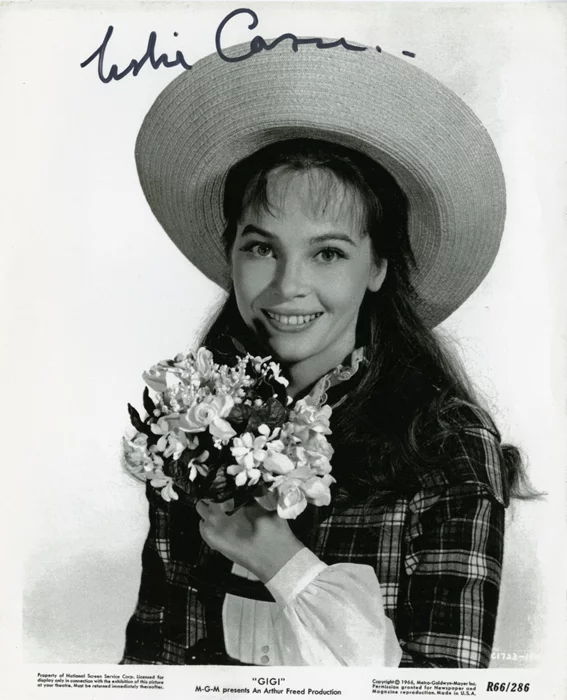 Leslie Caron autograph