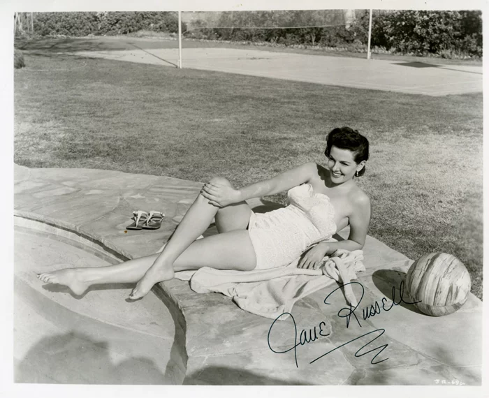 Jane Russell autograph