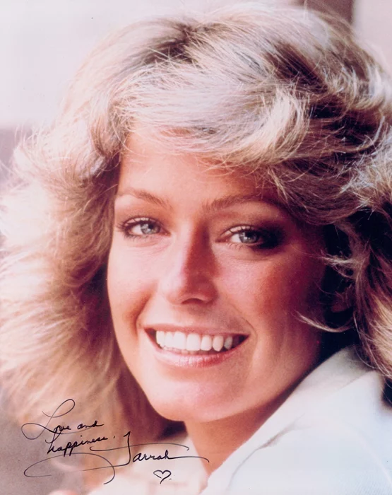 Farrah Fawcett autograph