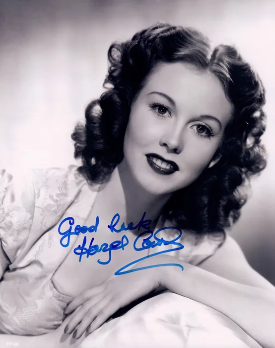Hazel Court autograph