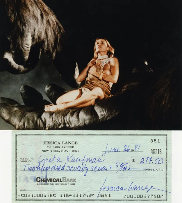 Jessica Lange autograph