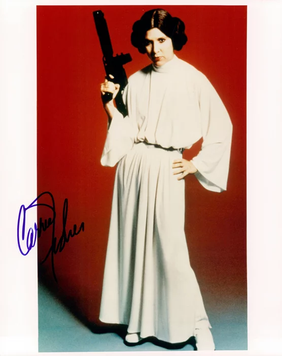 Carrie Fisher autograph