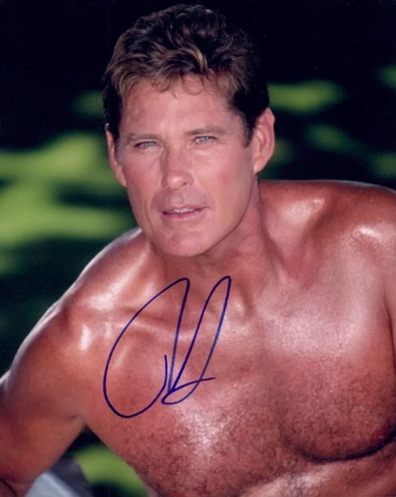 David Hasselhoff autograph