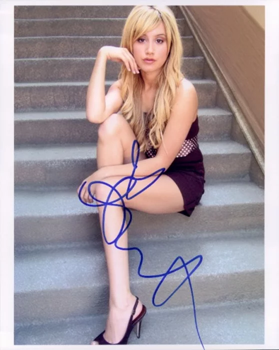 Ashley Tisdale autograph