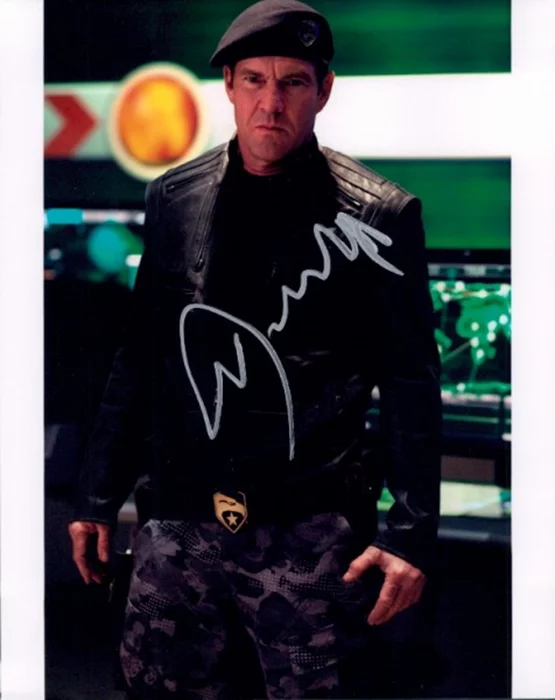 Dennis Quaid autograph