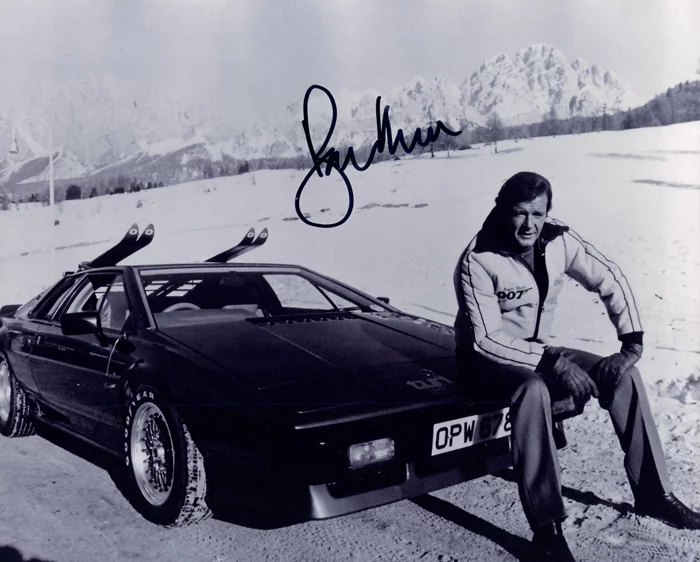 Roger Moore autograph