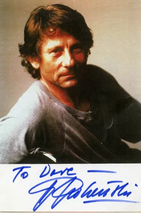 Roman Polanski autograph