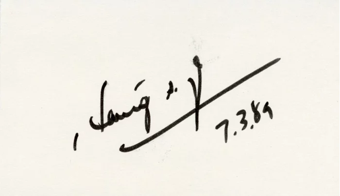 Haing S. Ngor autograph