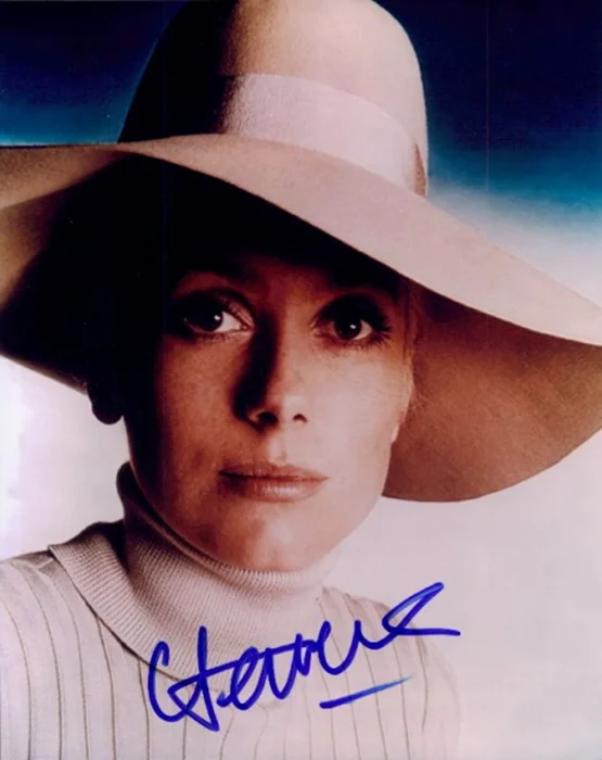 Catherine Deneuve autograph