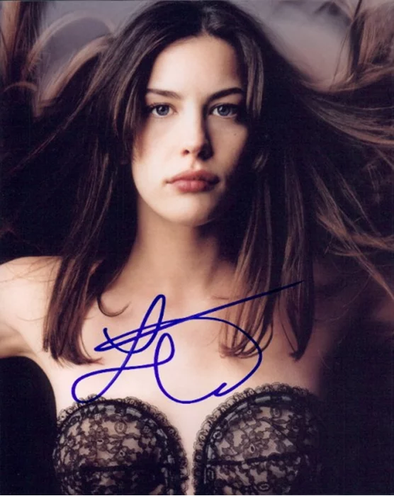 Liv Tyler autograph