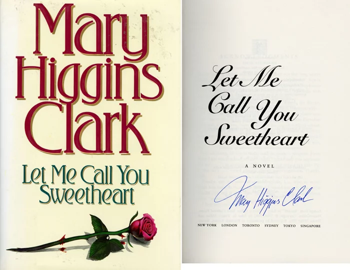 Mary Higgins Clark autograph