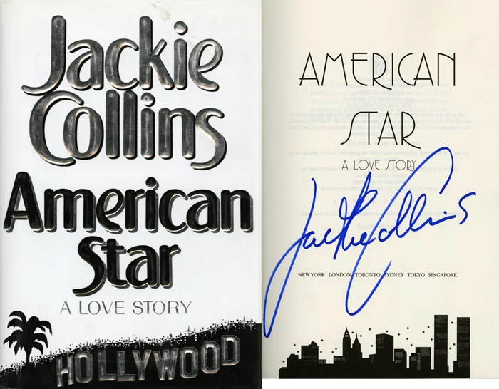 Jackie Collins autograph
