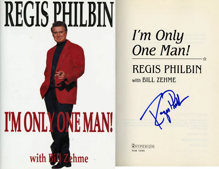 Regis Philbin autograph