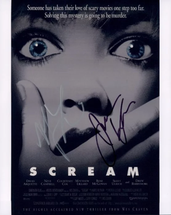 Scream autograph