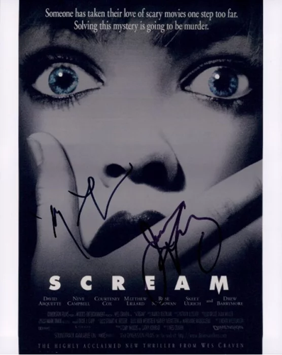 Scream autograph