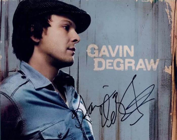 Gavin DeGraw autograph