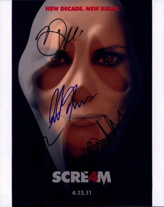 Scream 4 autograph